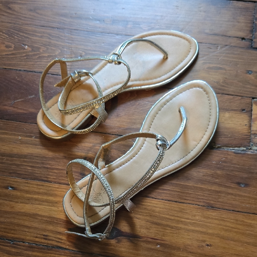 9 Mirrored Strappy Sandals
